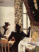 Edouard Vuillard Threading oil on canvas